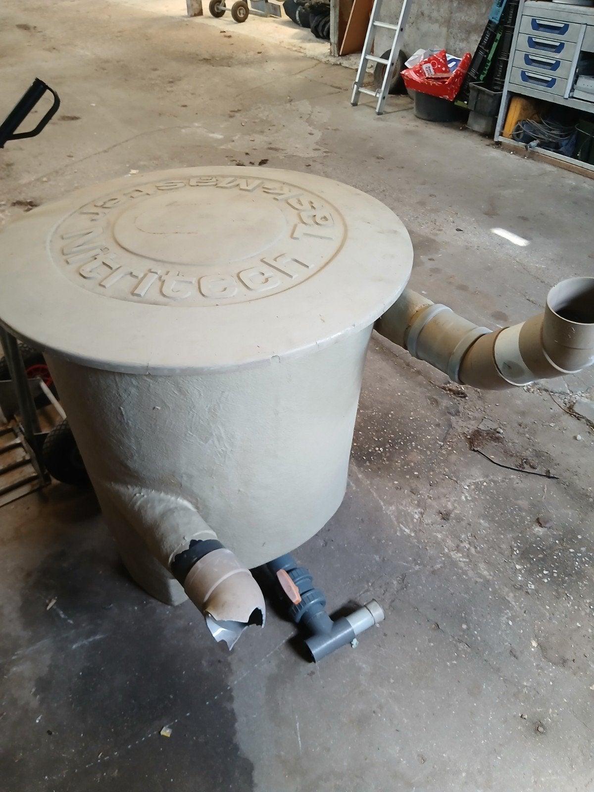 Vortex Vijverfilter 2x110mm, 1x50mm met kraan, Ophalen