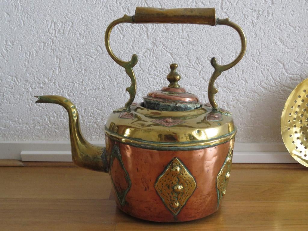 Koperen theepot, Ophalen, Koper
