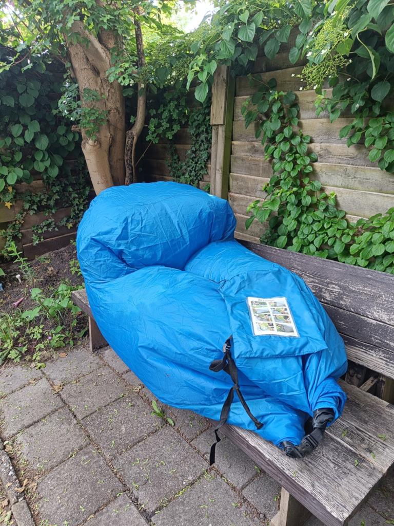 Grote lucht zitzak, Ophalen