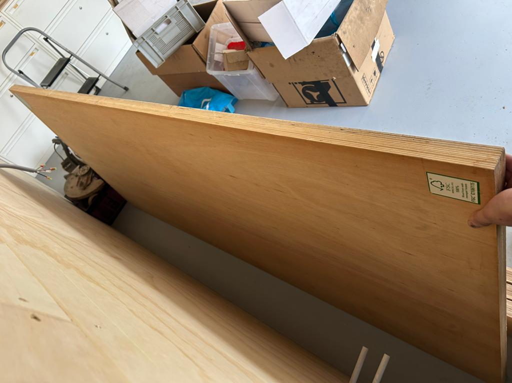 Deurpaneel extrieur multiplex 950x2150x40mm, Doe-het-zelf en Verbouw, Minder dan 25 mm, Overige typen, Ophalen of Verzenden, Zo goed als nieuw