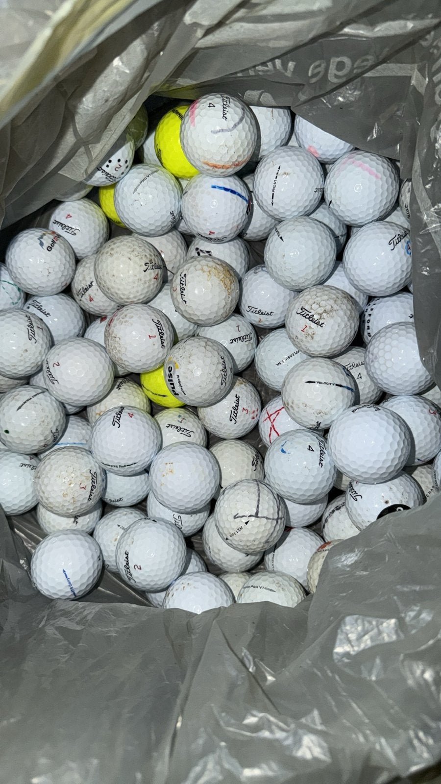 Grote partij gebruikte golfballen, Ophalen, Gebruikt, Bal(len), Overige merken