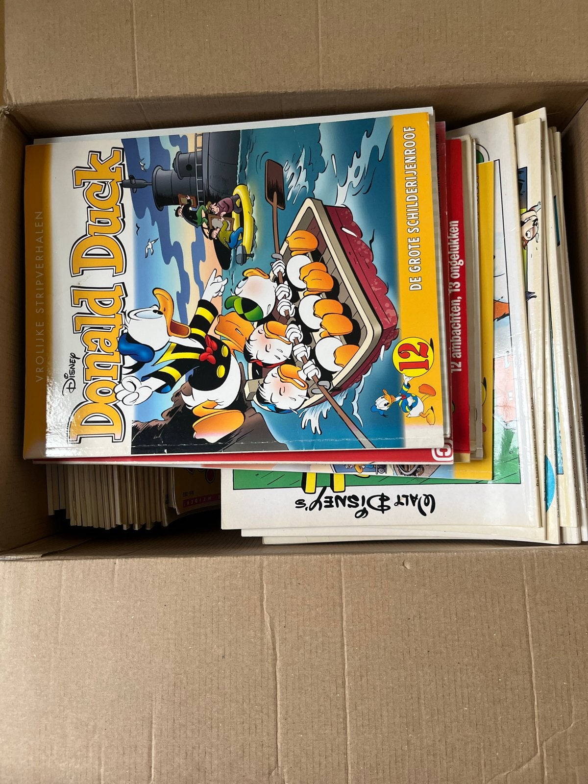 Grote collectie Donald Ducks (pockets en stripboeken), Meerdere stripboeken, Ophalen, Gelezen