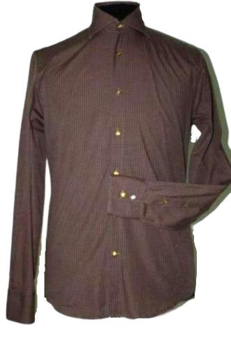 Nieuw Blue Industry overhemd, bruin/burgundy, Mt. 38 / S, Kleding | Heren, Blue Industry, Overige kleuren, Verzenden, Halswijdte 38 (S) of kleiner