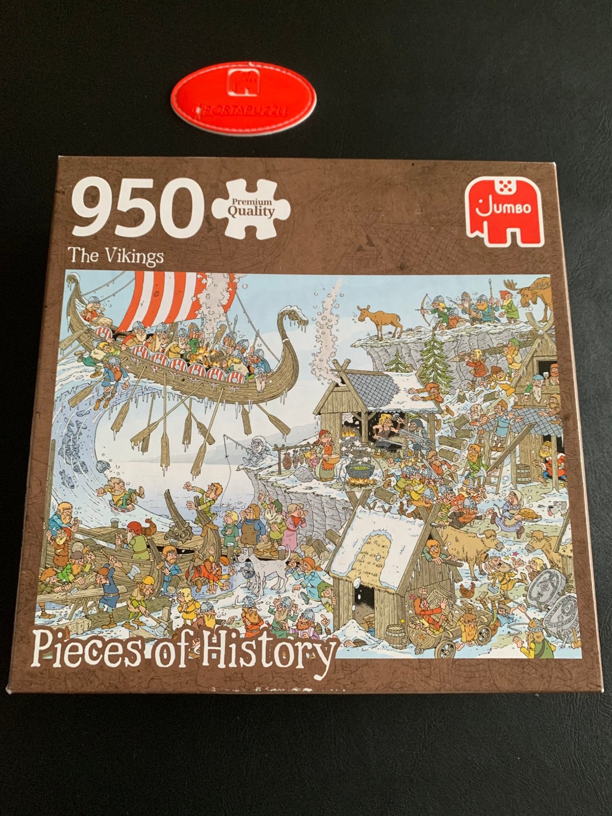The Vikings Pieces of History puzzel 950 stukjes, Ophalen of Verzenden, 500 t/m 1500 stukjes, Zo goed als nieuw, Legpuzzel