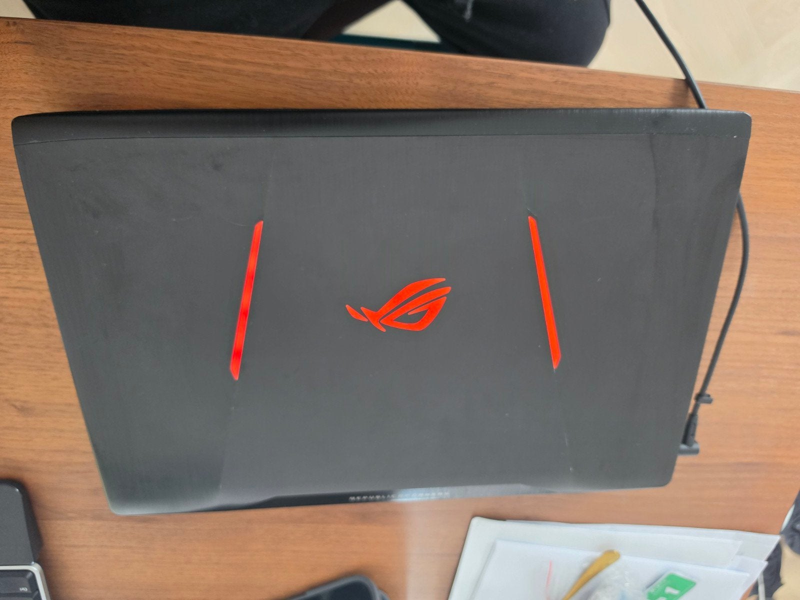 ASUS ROG Strix GL553VD Gaming Laptop (15.6 inch), Gebruikt, Met videokaart, 2 tot 3 Ghz, 15 inch