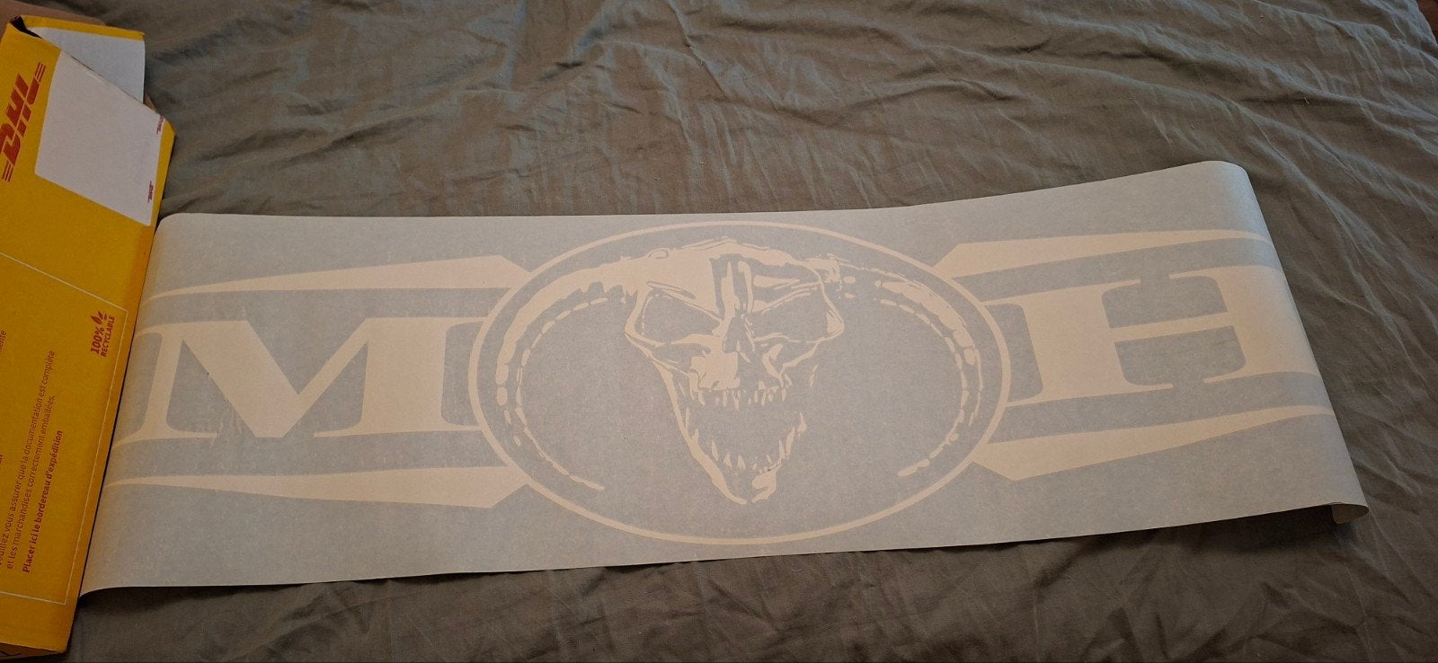 Originele Masters of Hardcore Autosticker 100x30 cm, Ophalen of Verzenden