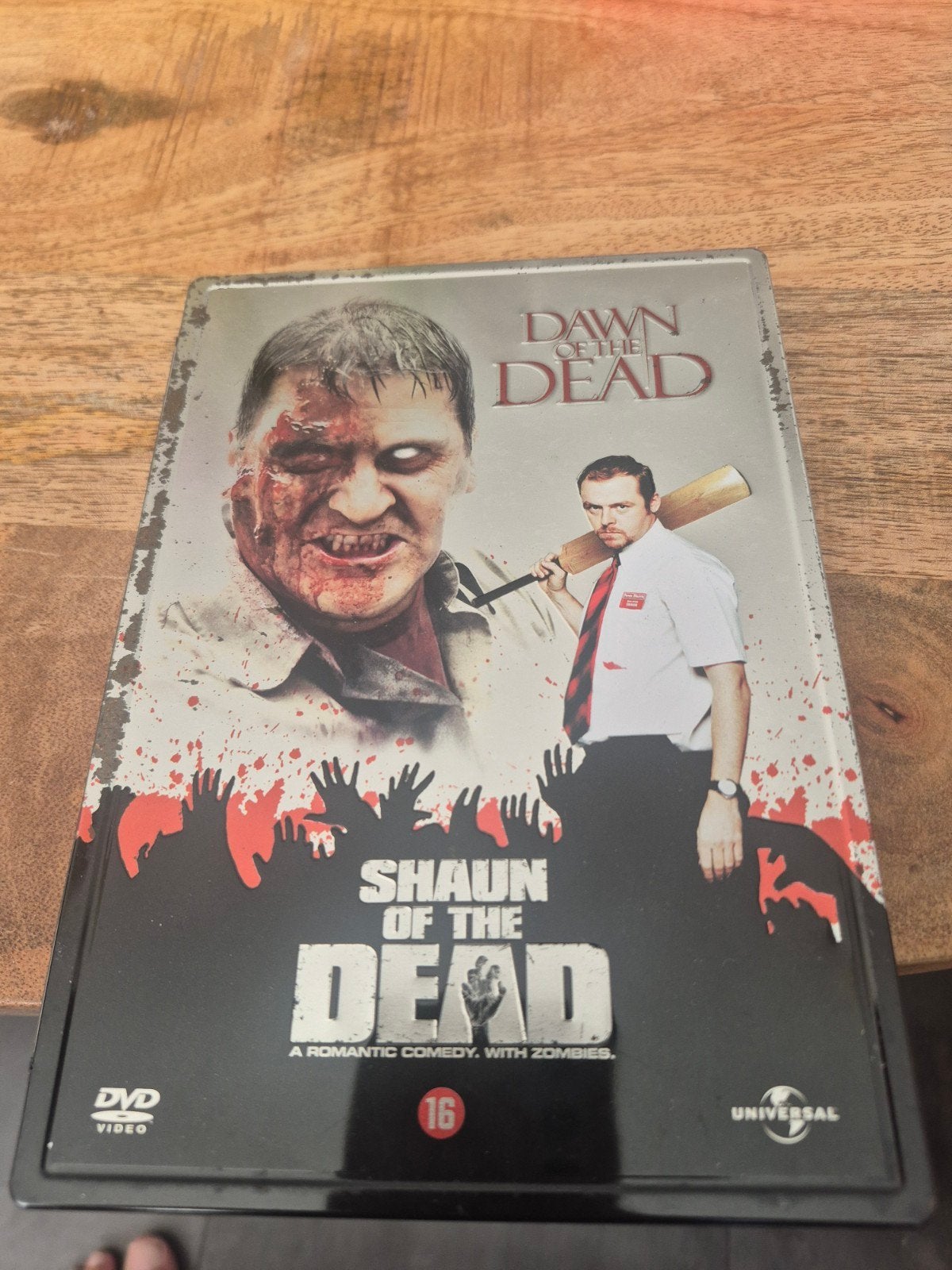 Shaun of the Dead & Dawn of the Dead - Steelbook DVD, Nederlands, Vanaf 16 jaar, Ophalen of Verzenden, Zo goed als nieuw