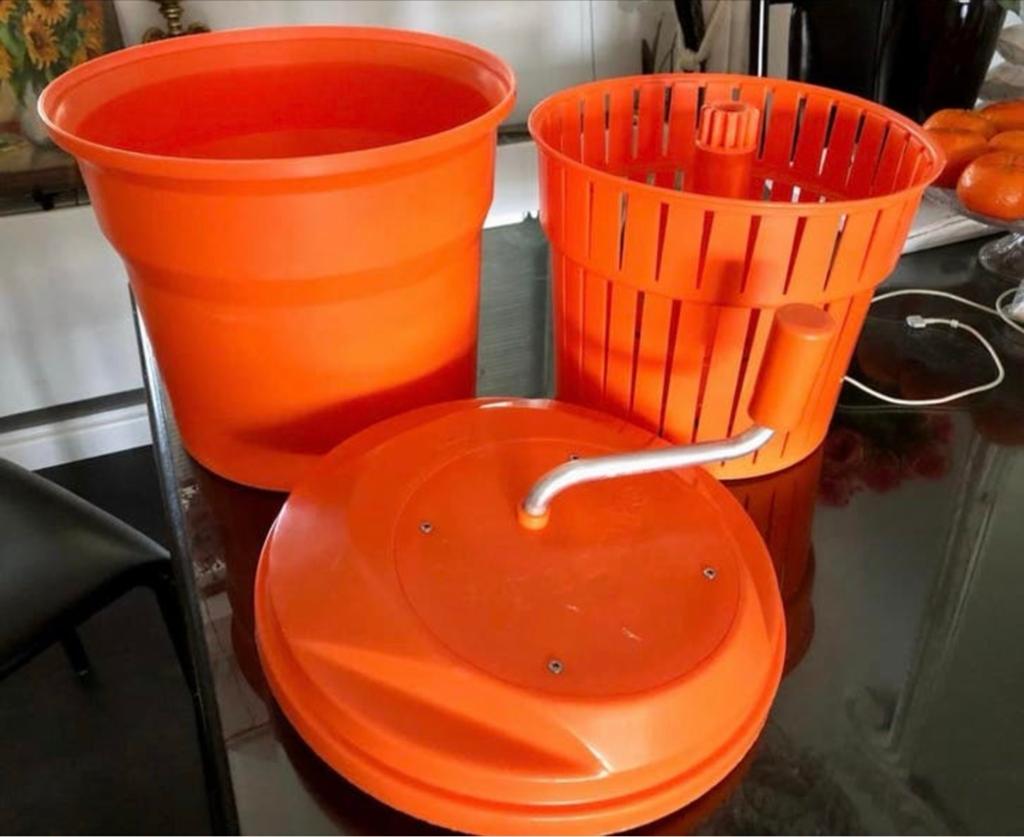 Dynamic Saladedroger 12L - Oranje, Zo goed als nieuw, Overige typen, Kunststof, Ophalen of Verzenden, Zo goed als nieuw