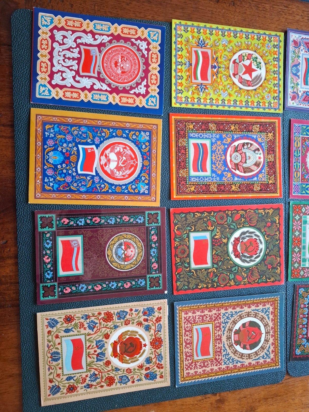 Zeldzame set van 27 vintage Sovjet-Unie ansichtkaarten, Ophalen of Verzenden
