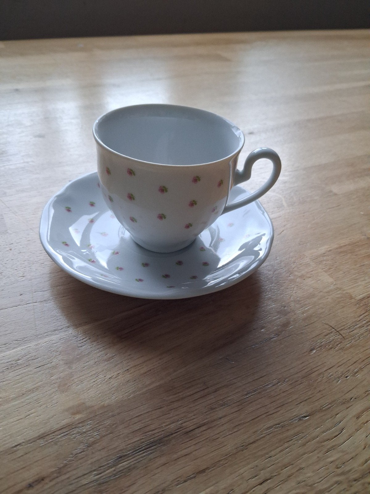 Vintage Bohemia kop en schotel - Made in Czechoslovakia, Antiek en Kunst, Ophalen of Verzenden