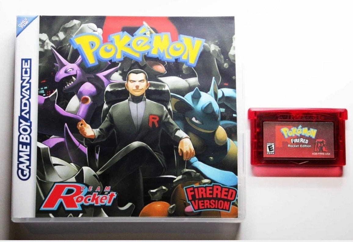 Pokémon FireRed Rocket Edition (Game Boy Advance), Gebruikt, 1 speler, Ophalen of Verzenden, Role Playing Game (Rpg)