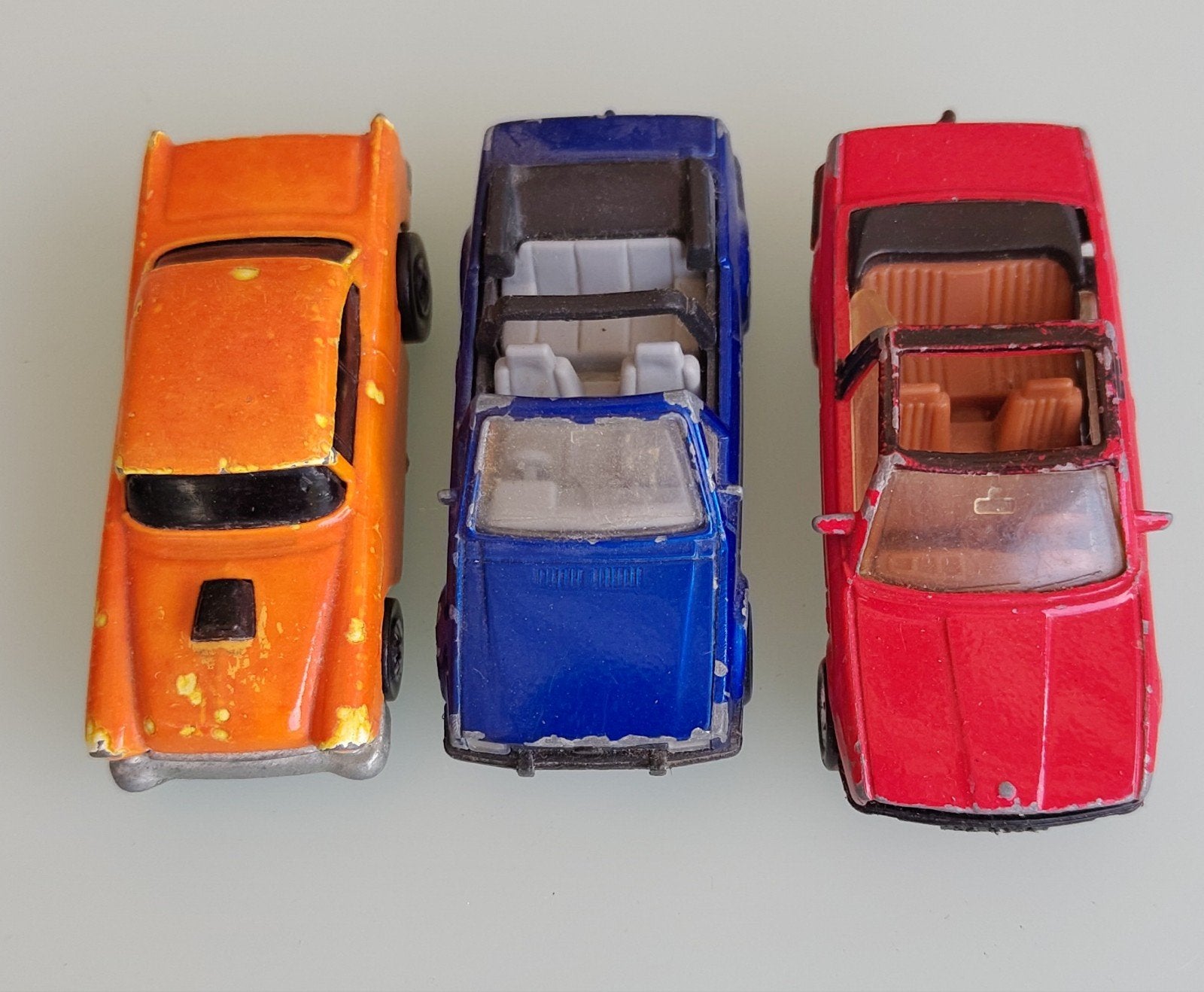 Set van 3 Vintage Speelgoedauto's (Hot Wheels, Matchbox), Ophalen of Verzenden, Gebruikt, Auto, Matchbox