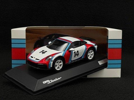 Porsche 911 Dakar #14 (992) 2023 "Martini" 1/43 Spark Deal, Hobby en Vrije tijd, Overige merken, Tschuiten@hotmail.com, Duitsland