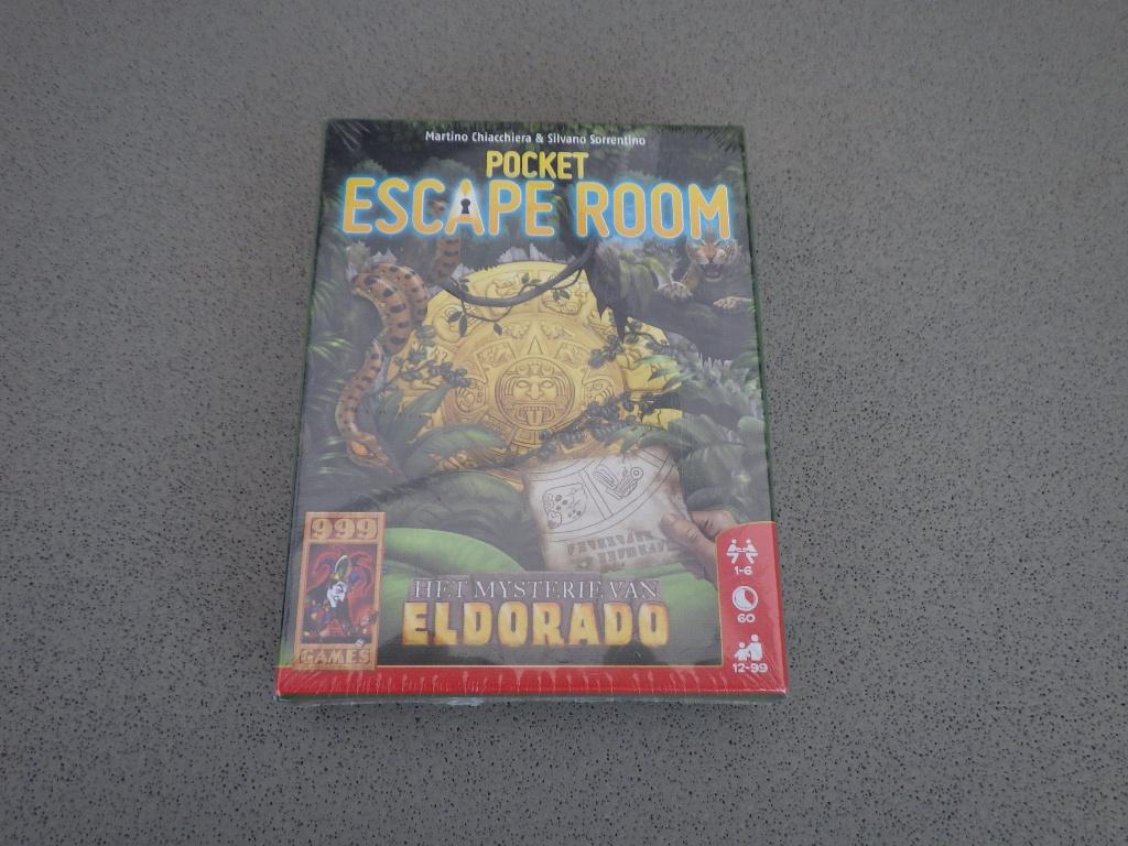 Escape room het mysterie van Eldorado nieuw 999, Ophalen of Verzenden, Nieuw