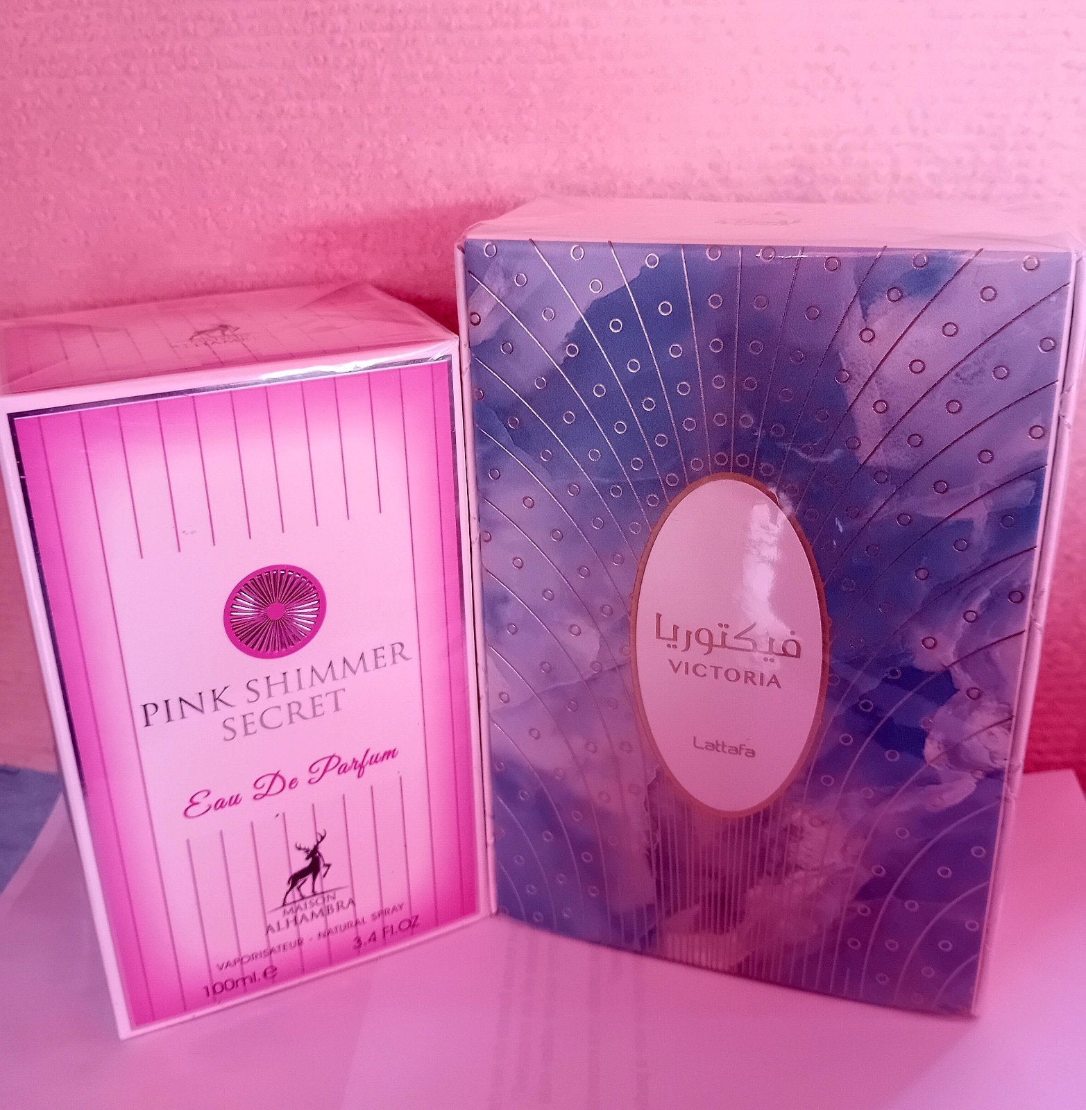 Pink Shimmer Secret & Victoria Lattafa 100ml, Verzenden, Nieuw, Parfumfles