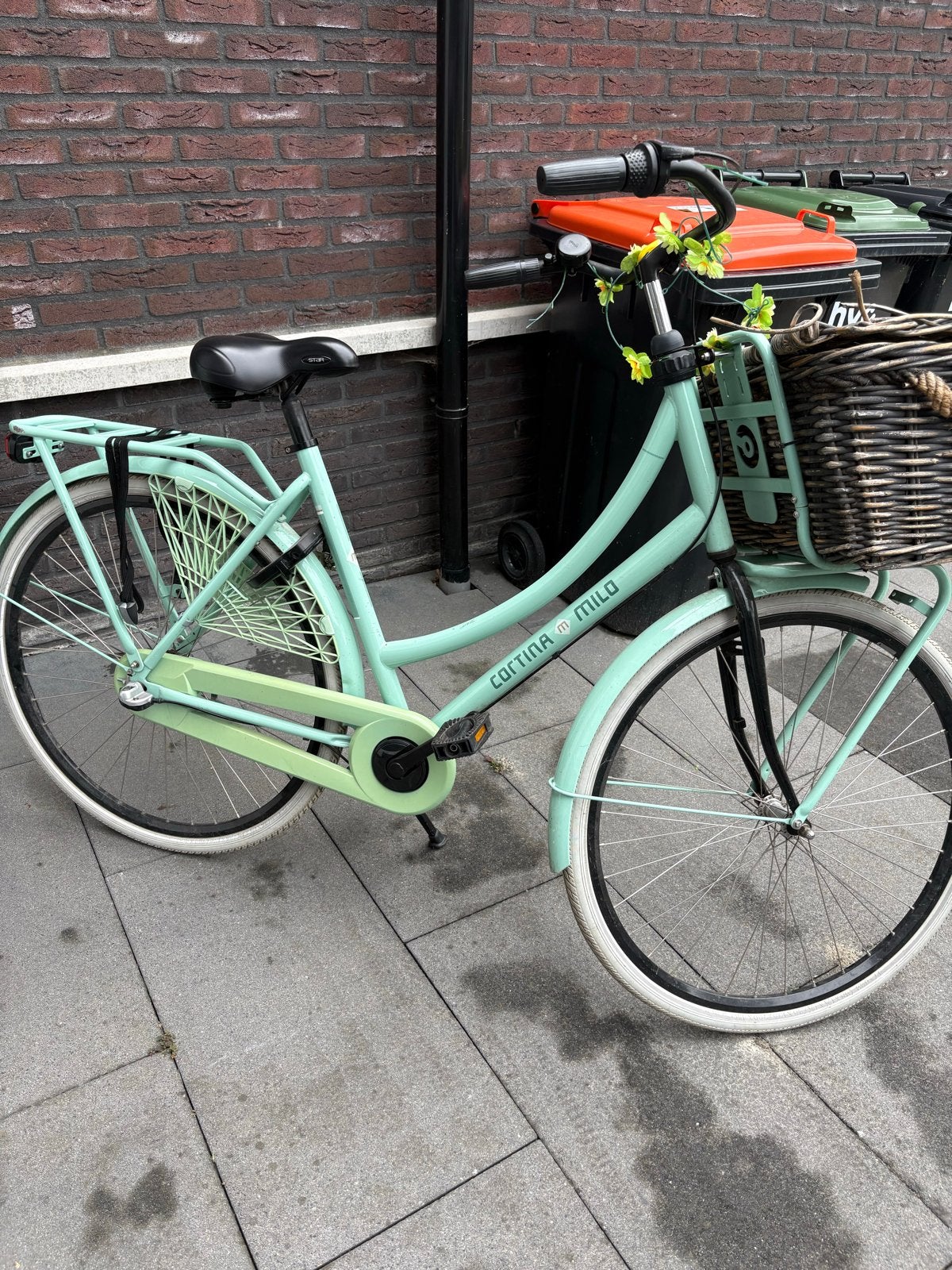 Cortina Milo damesfiets - Mintgroen, Ophalen, Gebruikt, Overige merken