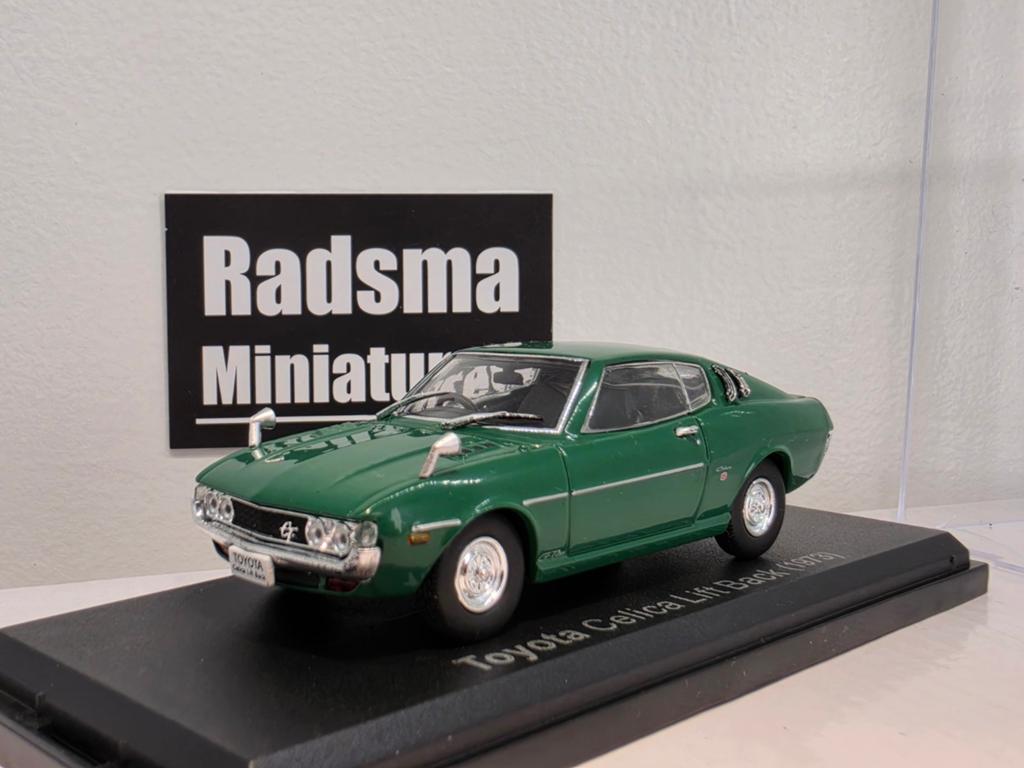 Toyota Celica LiftBack - 1973 Groen - 1:43 Norev Japan, Hobby en Vrije tijd, Modelauto's | 1:43, Auto, Nieuw, Norev, Ophalen of Verzenden