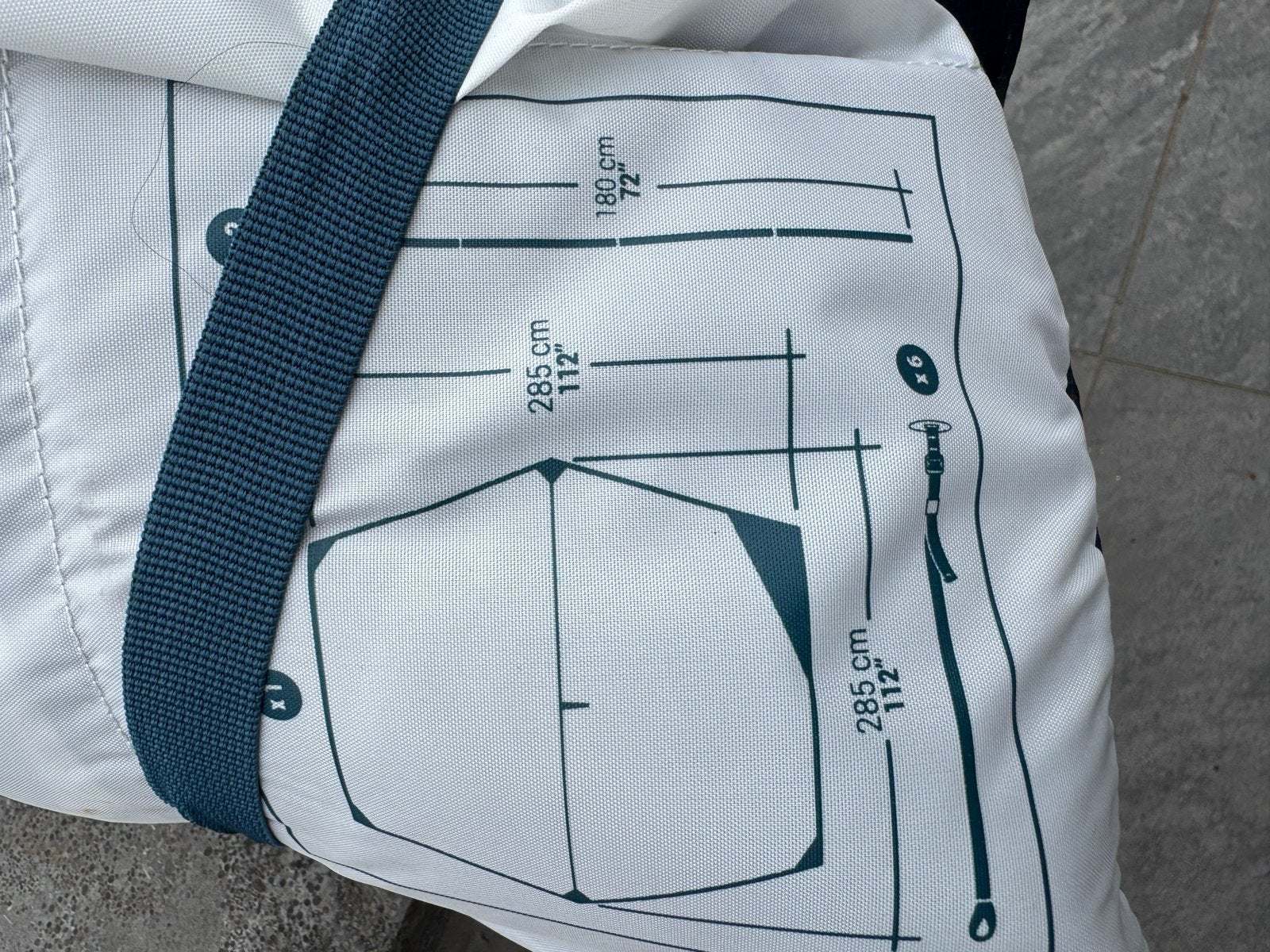 Decathlon Quechua Tarp L - Nieuw in verpakking, Caravans en Kamperen, Tenten, Verzenden, Nieuw, Tot en met 6