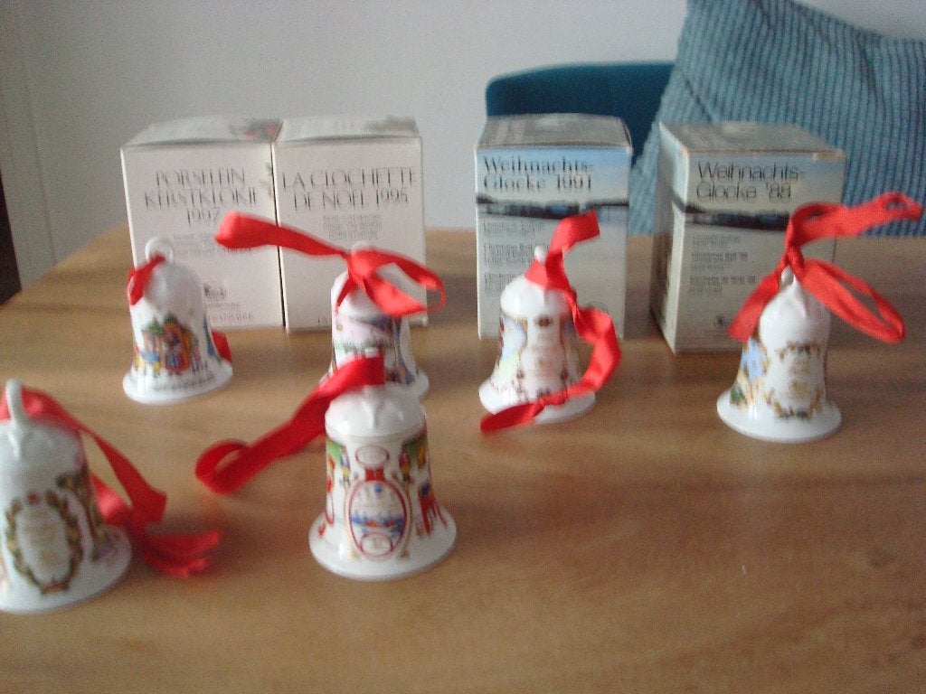 kerstklokken Hutschenreuther, Diversen, Kerst, Ophalen of Verzenden, Nieuw