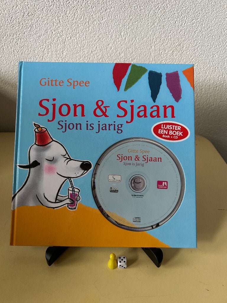 Sjon & Sjaan - Sjon is jarig (Gitte Spee) + CD, Gitte Spee, Fictie algemeen, Jongen of Meisje, Ophalen of Verzenden