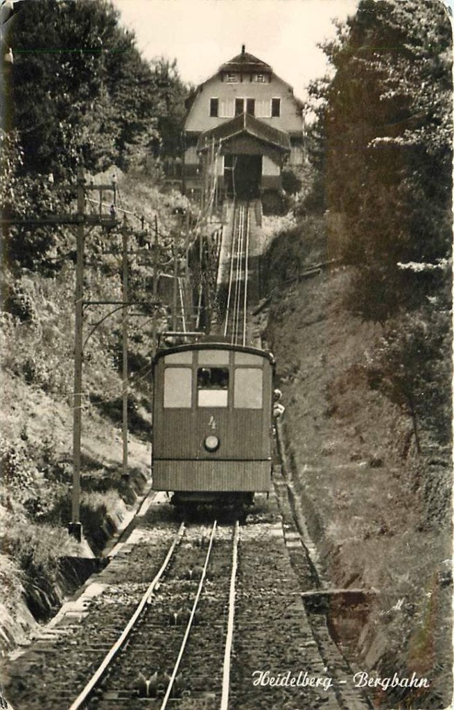 381-115-027 Heidelberg Bergbahn, Verzenden, Voor 1920, Duitsland
