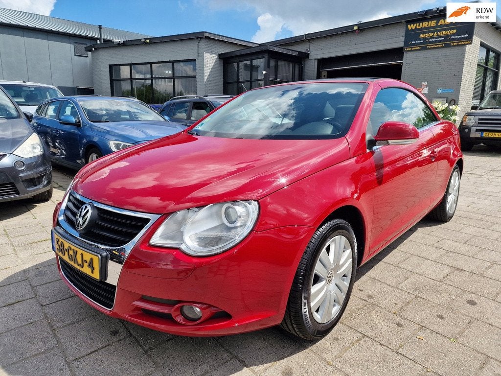 Volkswagen Eos 1.6-16v FSI/Cabrio/Apk 19-1-2027, Auto's, Volkswagen, Gebruikt, 4 cilinders, Cabriolet, 4 stoelen