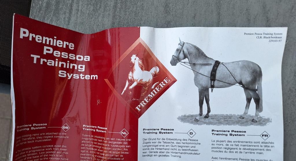 Premiere Pessoa longeer hulpteugel, Dieren en Toebehoren, Ophalen of Verzenden, Zo goed als nieuw