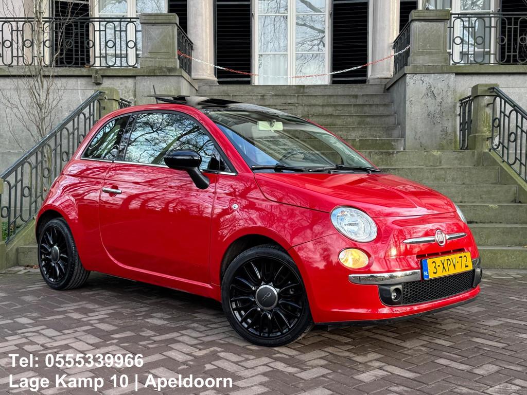 Fiat 500 0.9 TwinAir Turbo Cult Automaat Panoramadak Leder C, Gebruikt, Bedrijf, 26 km/l, 915 kg