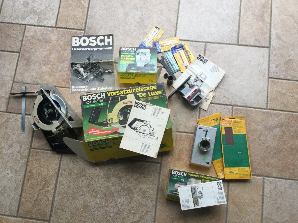Cirkelzaag, decoupeerzaag ++ opzetstukken boormachine, Ophalen, Gebruikt, Overige typen