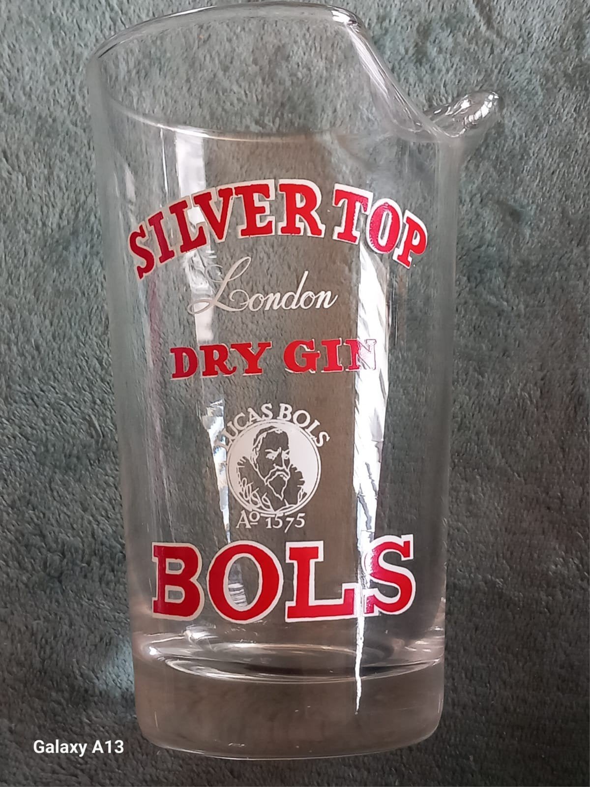 Vintage Lucas Bols Bar Pitcher '60/'70 Silver Top Mancave, Verzamelen, Ophalen of Verzenden, Zo goed als nieuw, Gebruiksvoorwerp