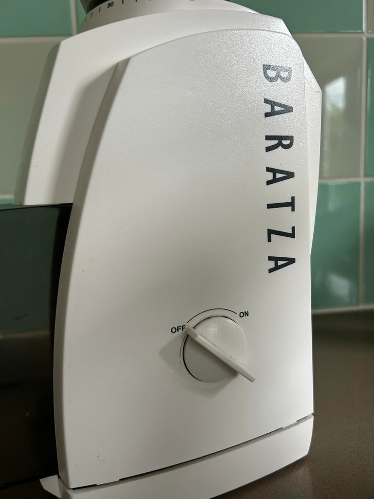 Baratza Encore Koffiemolen - Wit, Witgoed en Apparatuur, Koffiezetapparaten, Overige modellen, 10 kopjes of meer, Zo goed als nieuw