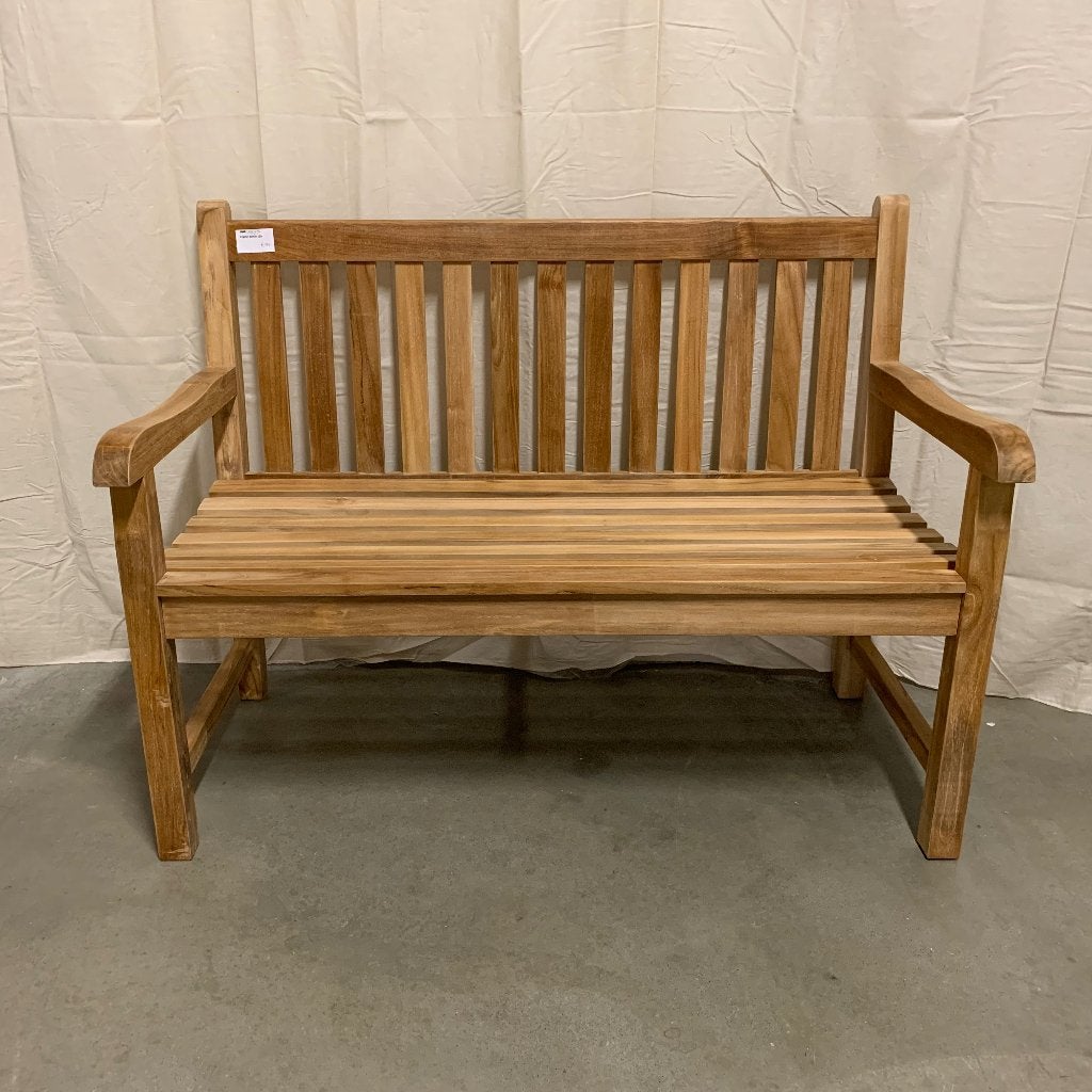 tuinbank teak - 120 cm breed - Gratis bezorgd, TTM Wonen, Meubels – (Perzische) Tapijten en Woonaccessoires, Taag 63, 2491 CS, Den Haag (Forepark)