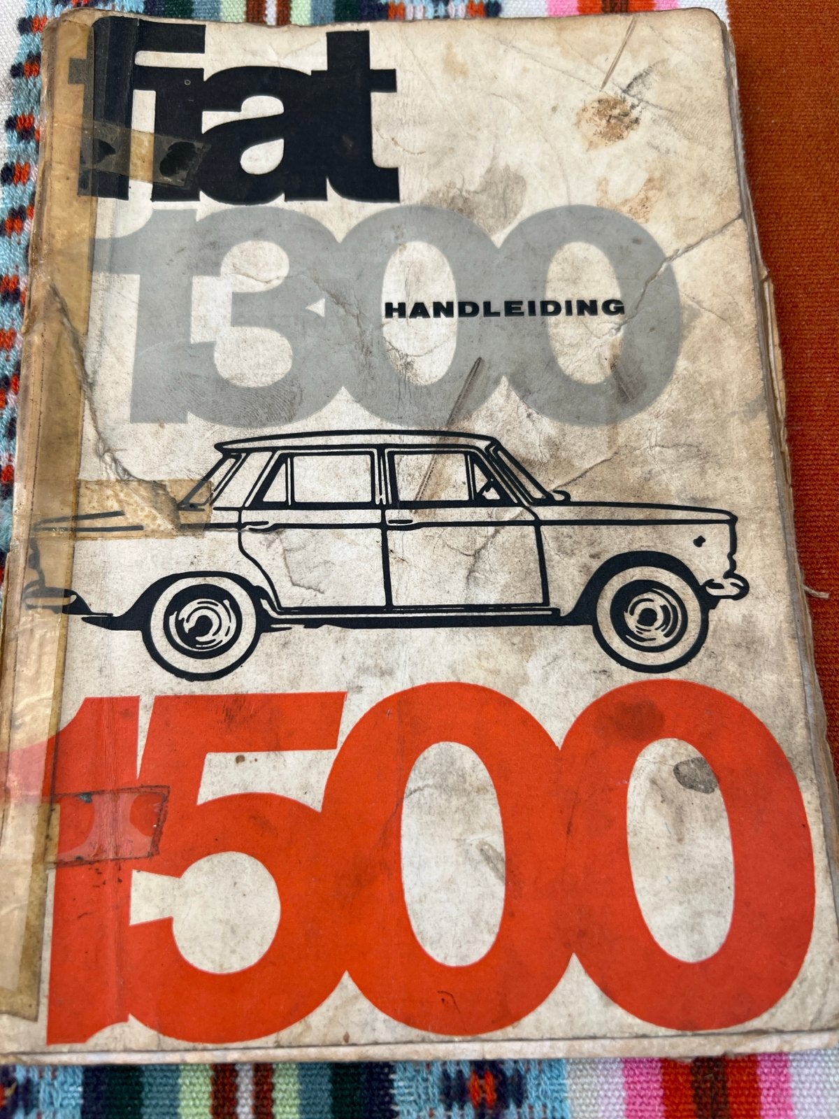 Fiat 1300 1500 Handleiding Sedan Familiale, Ophalen of Verzenden
