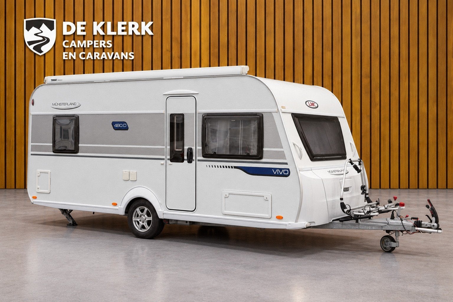 LMC 480 Munsterland VIVO D (bj 2015), Bedrijf, Info@deklerkcaravans.nl, 1000 - 1250 kg, Haarlemmerstraat 1b
2182 HA  HILLEGOM