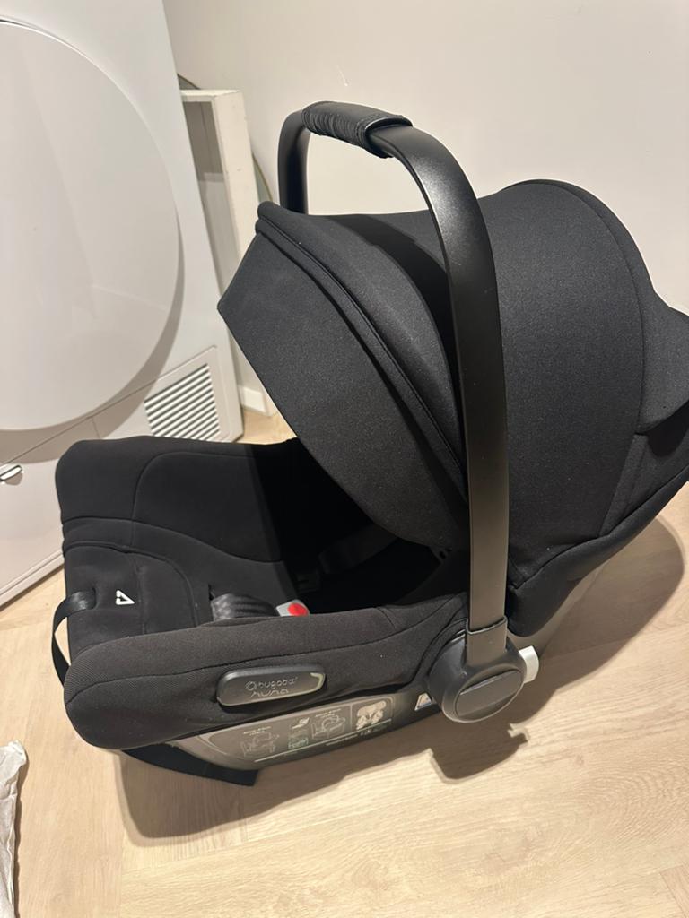 Bugaboo Turtle Air by Nuna autostoel - Zwart, Autogordel of Isofix, Zijbescherming, Zo goed als nieuw, 0 t/m 13 kg