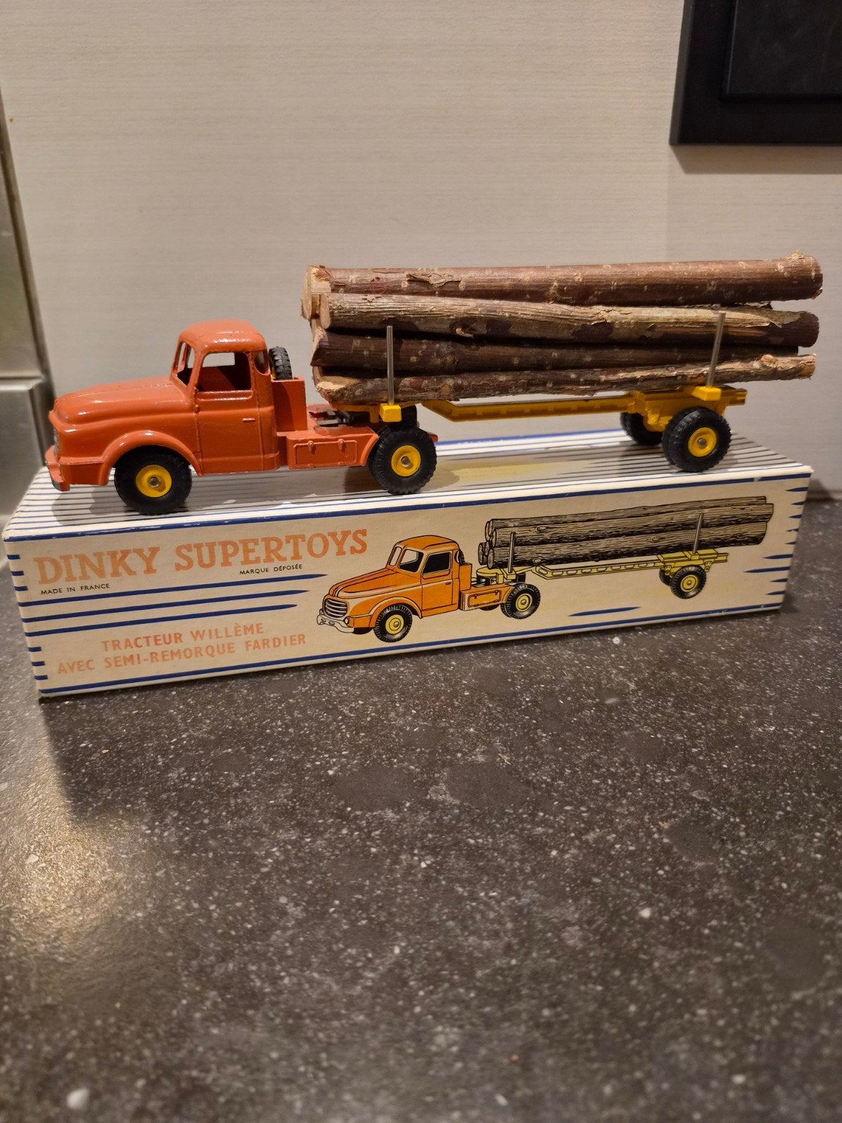 Dinky Supertoys Houttransportwagen - Zo goed als nieuw, Ophalen of Verzenden, Zo goed als nieuw