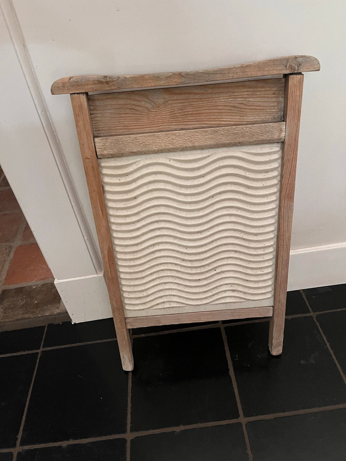 Vintage houten wasbord - Decoratief item, Ophalen of Verzenden