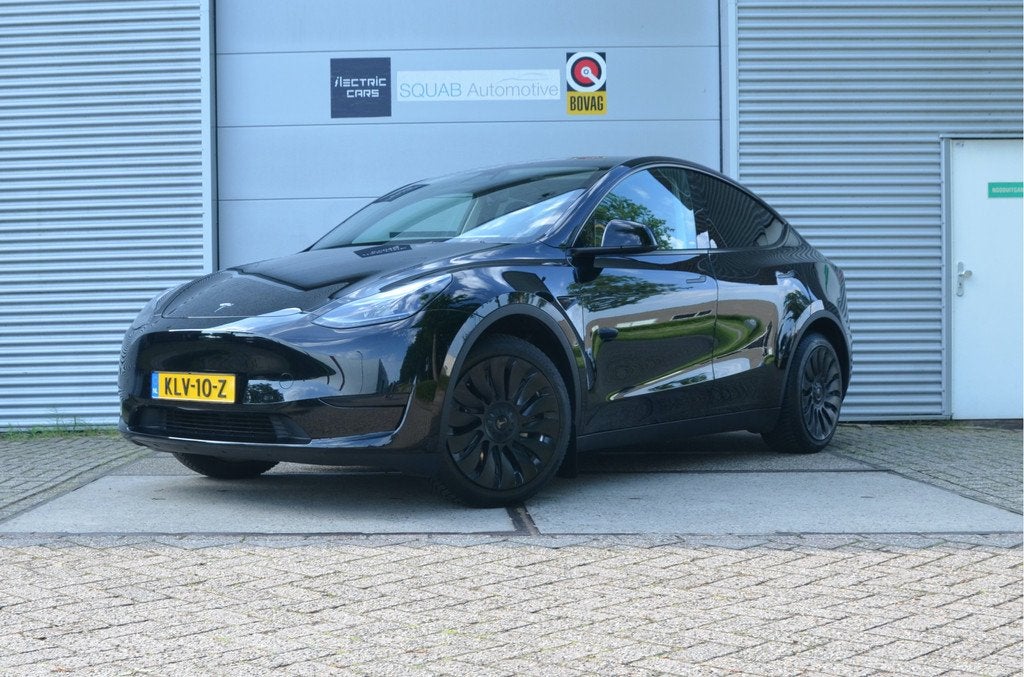 Tesla Model Y RWD 58 kWh Trekhaak (1.600kg) AutoPilot3.0 Ryz, Auto's, Tesla, Bedrijf, Te koop, Model Y, ABS, Achteruitrijcamera