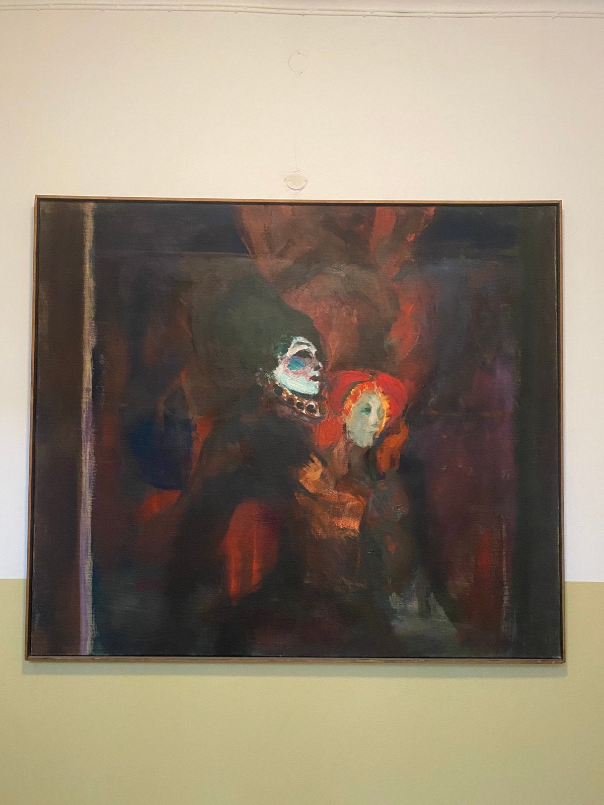Schilderij luis filcer 150/130, Ophalen of Verzenden, Zo goed als nieuw, 125 cm of meer, Schilderij