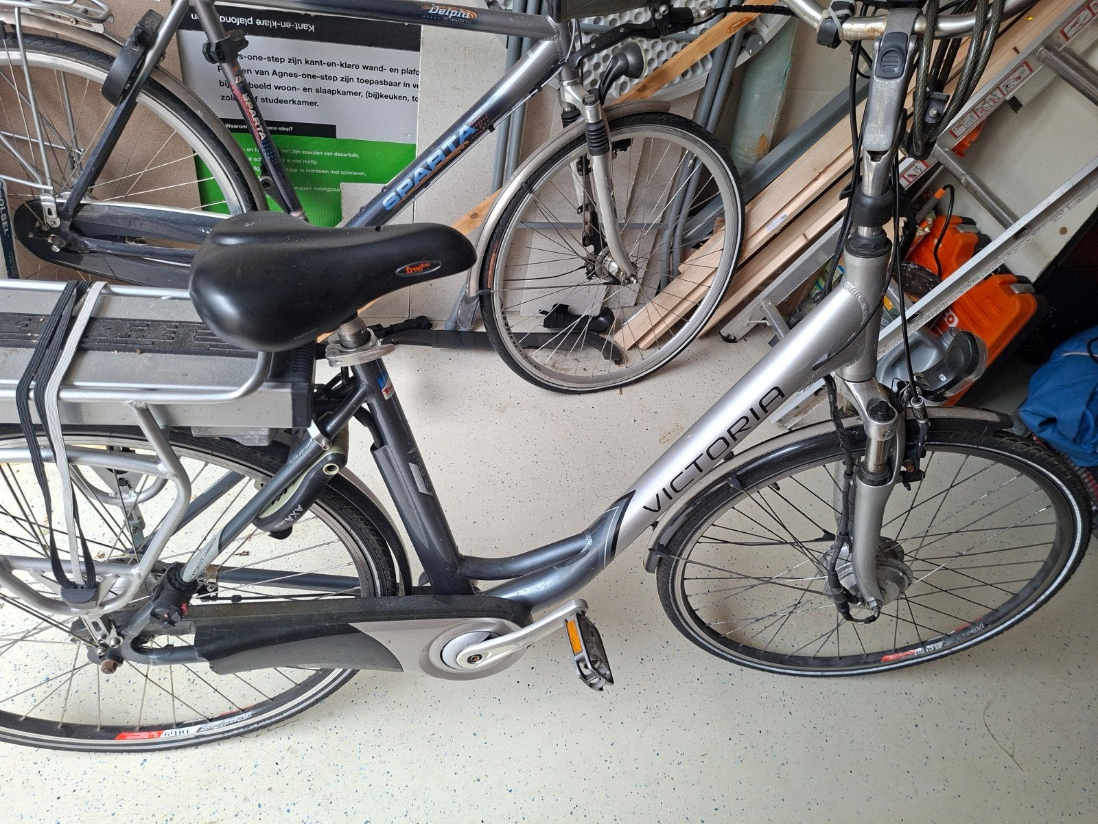 TEAB elektrische fiets voor ONDERDELEN!, Ophalen, Gebruikt, Minder dan 30 km per accu, Overige merken