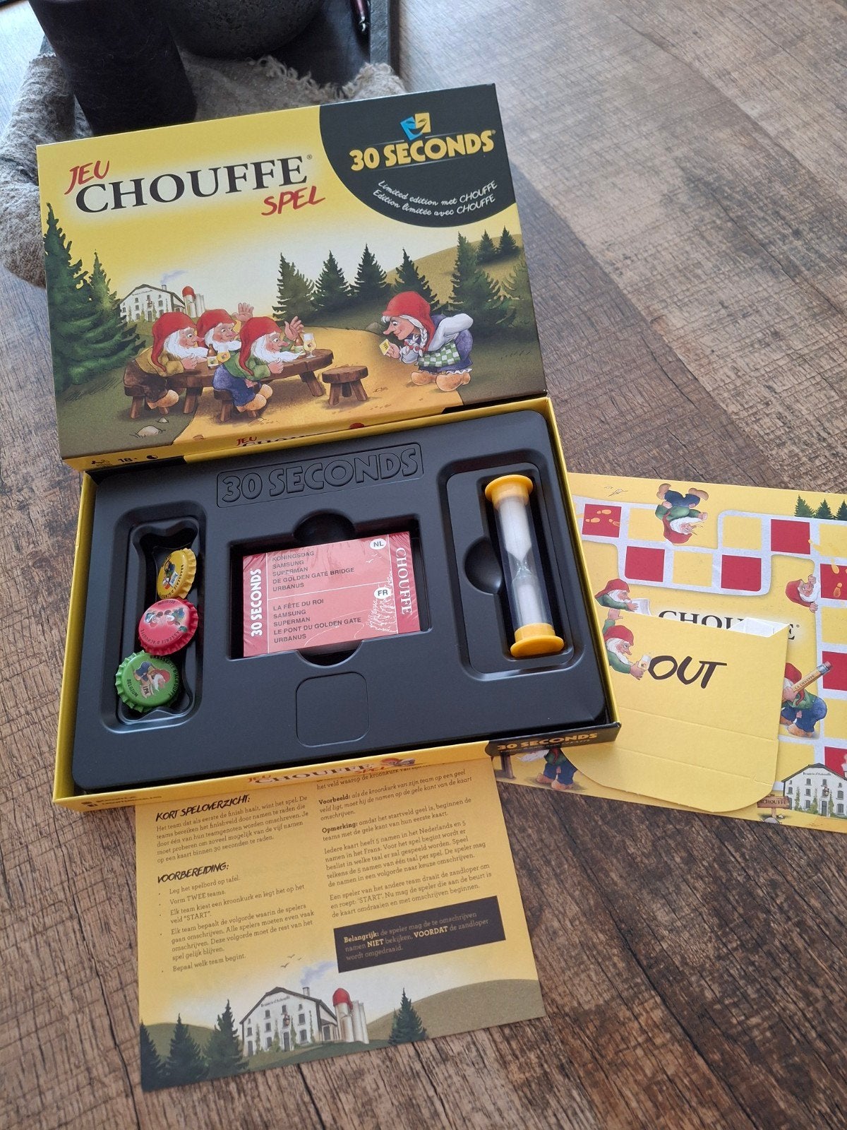 30 Seconds Jeu Chouffe Spel - Limited Edition, Drie of vier spelers, Ophalen of Verzenden, Zo goed als nieuw, Jeu Chouffe