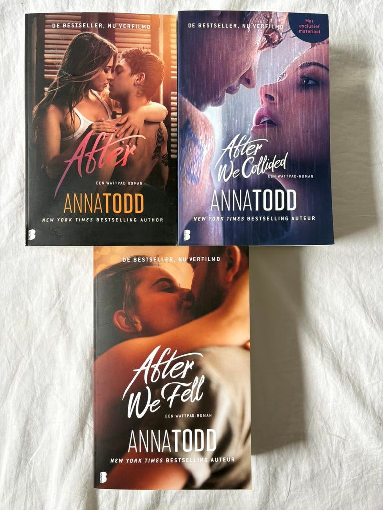 After Anna Todd boeken deel 1 t/m 3, Ophalen of Verzenden, Gelezen, Nederland