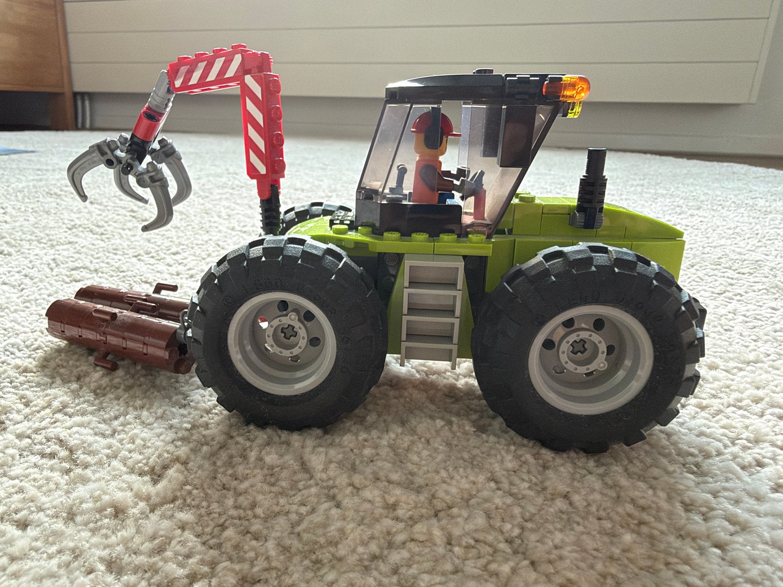 Lego City 60181 Bosbouwtractor met houthakker, City, Lego, Ophalen of Verzenden, Zo goed als nieuw