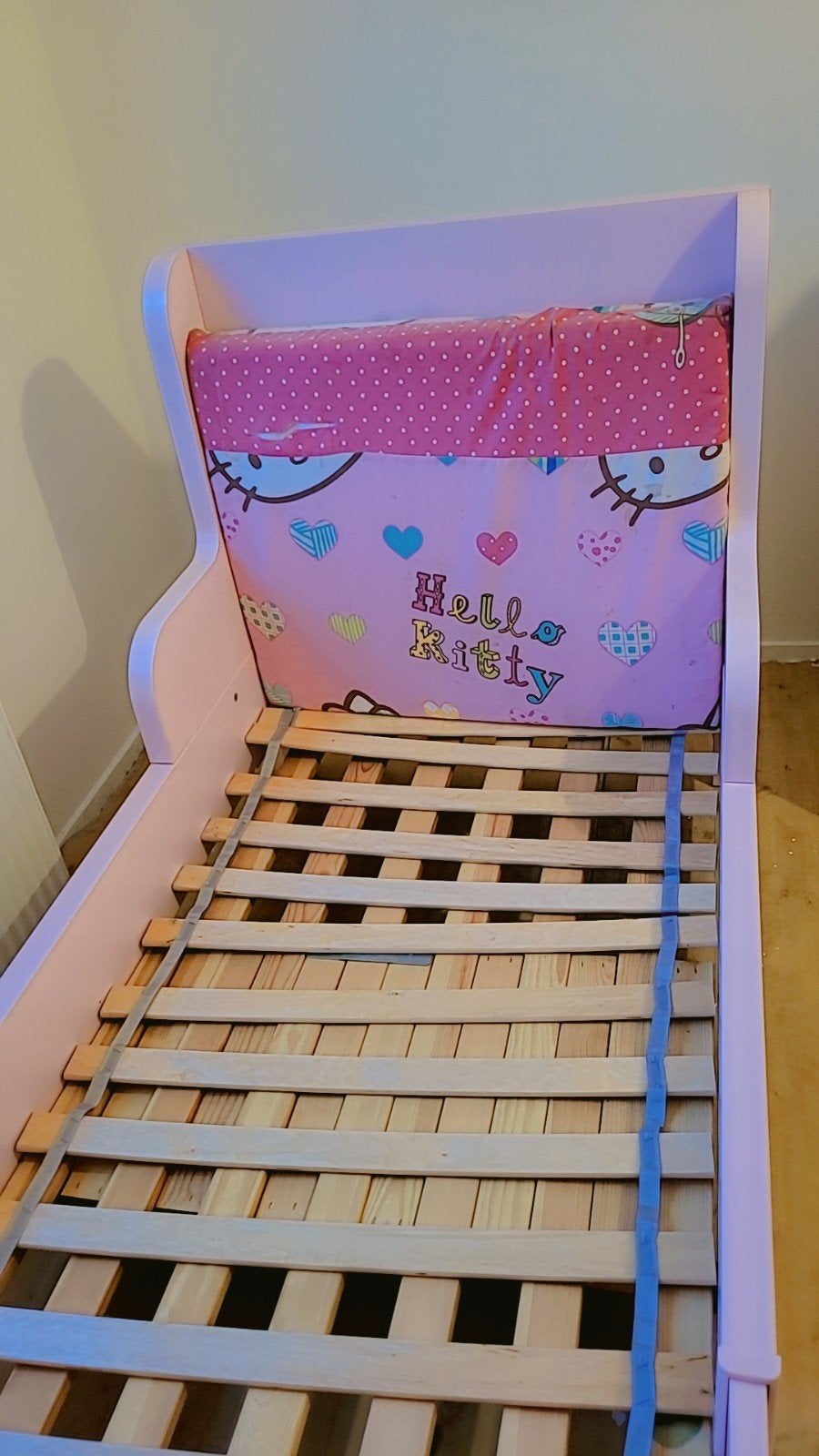 ikea Roze meisje bed kinderbed, Gebruikt, 70 tot 85 cm, 140 tot 160 cm, Ophalen