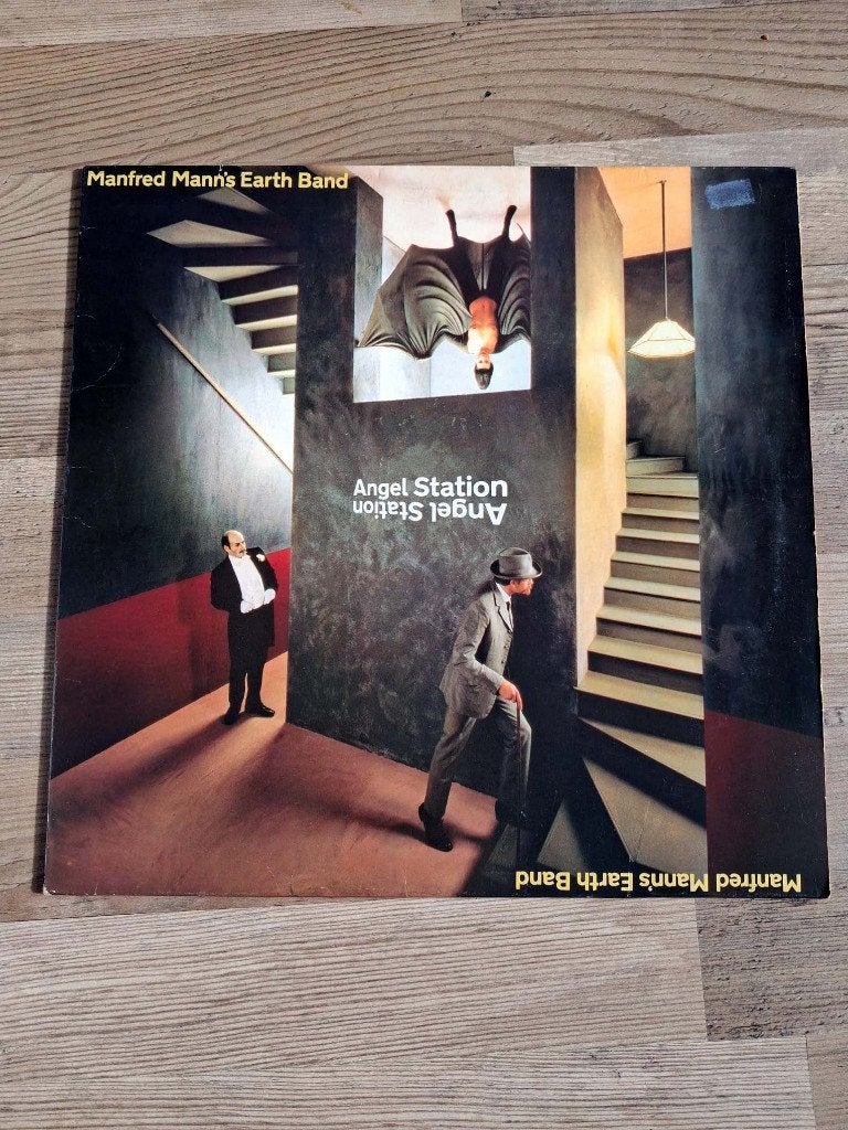 Manfred Mann's Earth Band - Angel Station - LP, Cd's en Dvd's, Vinyl | Rock, LP, Gebruikt, Ophalen of Verzenden, 12 inch