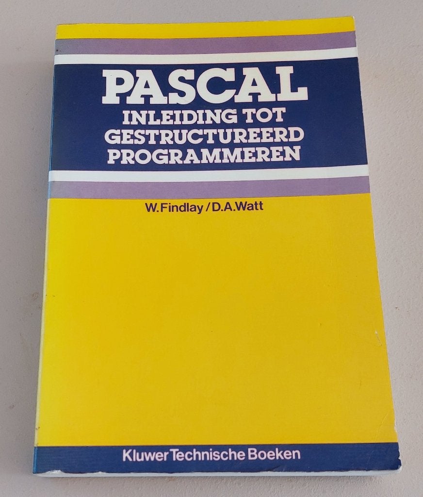 Pascal inleiding tot gestructureerd programmeren, Ophalen of Verzenden, Alpha, Gelezen