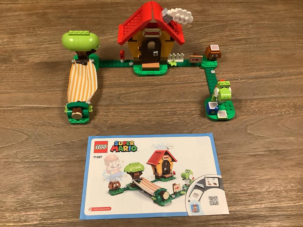 LEGO Super Mario 71367 Mario's huis en Yoshi - Compleet, Kinderen en Baby's, Speelgoed | Duplo en Lego, Zo goed als nieuw, Lego