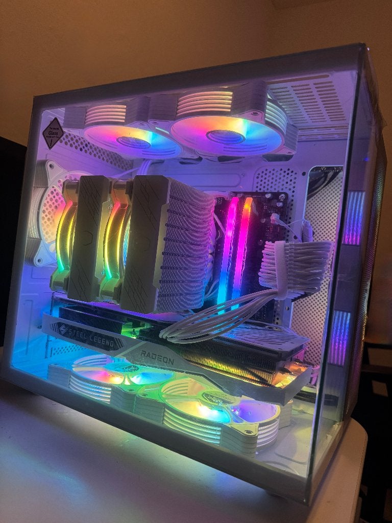 Gaming PC Ryzen 5 7600X | RX 7600 | 32GB DDR5 6000 | 750W, 32 GB, Zelf gebouwde pc, Refurbished, Gaming
