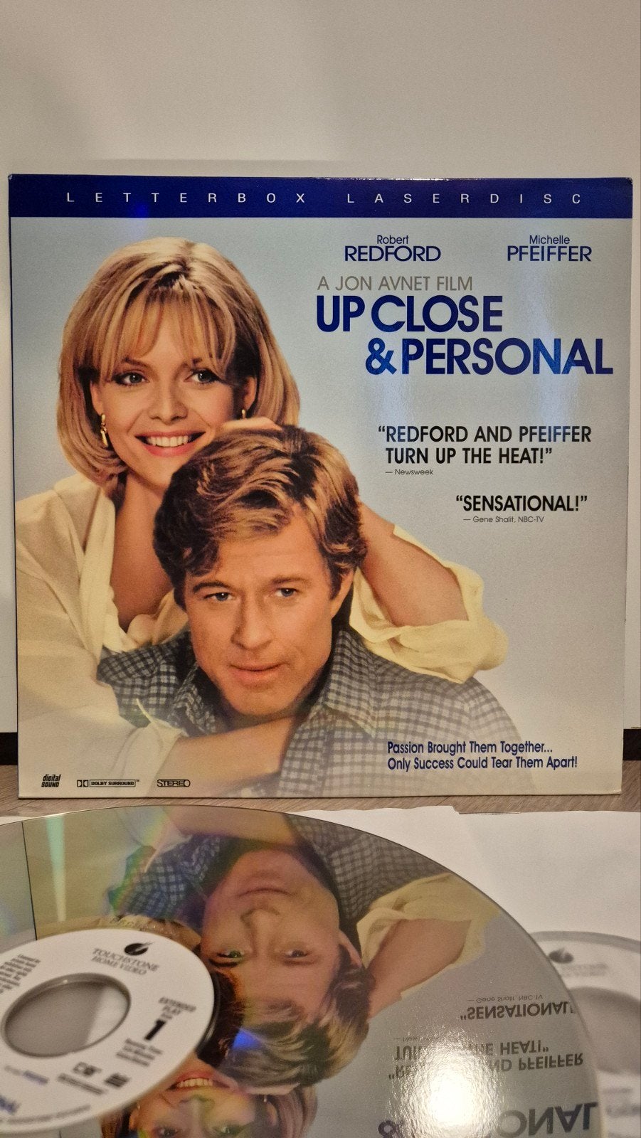Up Close & Personal Laserdisc, Cd's en Dvd's, Ophalen of Verzenden, Zo goed als nieuw, Dubbel-LP, 12 inch