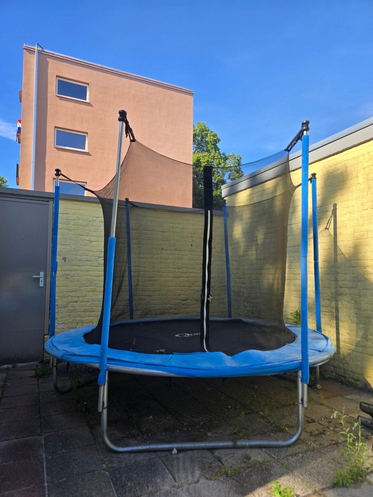 GRATIS!! TRAMPOLINE Q4LIFE 244 CM DIAMETER GRATIS!!, Ophalen, Gebruikt
